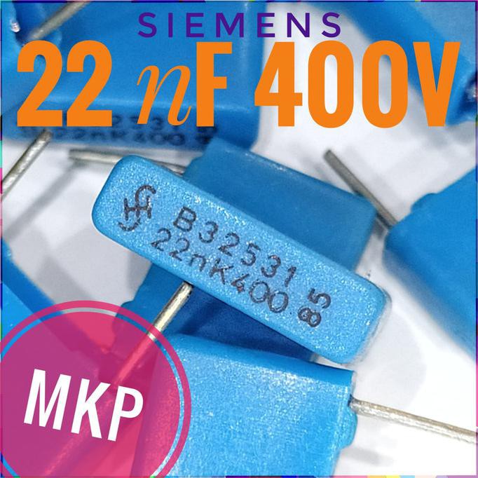 Siemens 22nF 400V MKP tektron22 Segera Beli