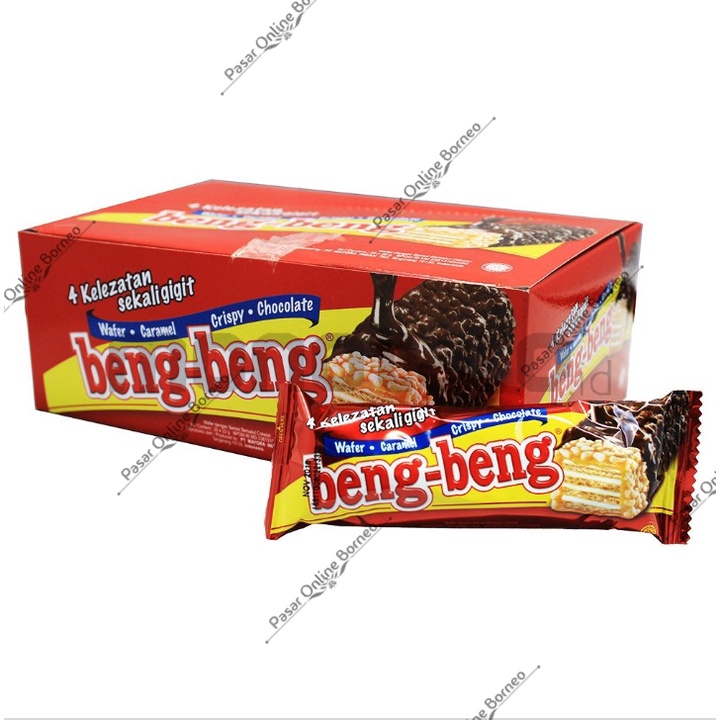 Beng Beng Wafer Caramel Crispy Chocolate Per Box