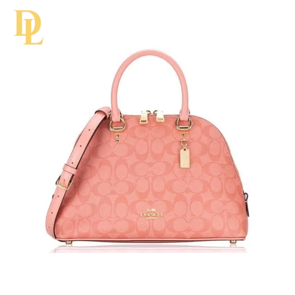 COACH KATY SATCHEL IN SIGNATURE CANVAS (F2558)