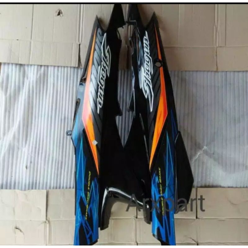 body belakang shogun sp 125 biru