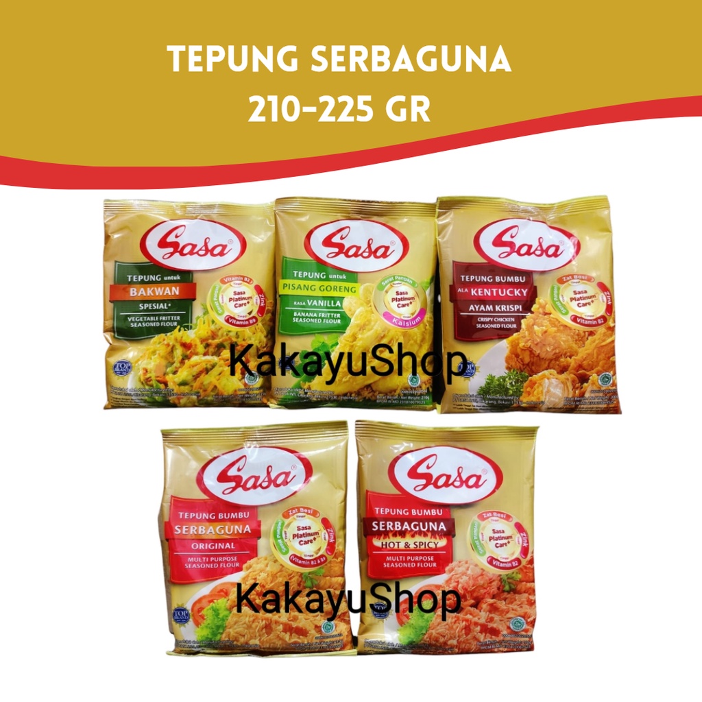 

Sasa Tepung Bumbu Serbaguna 210 - 225 gr