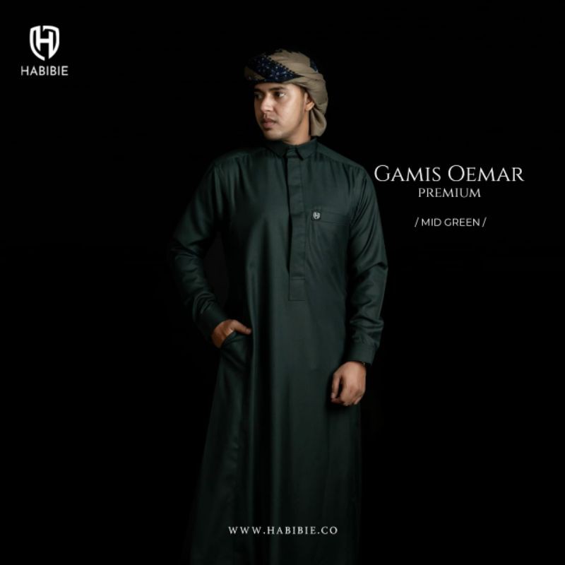 GAMIS OEMAR BY HABIBIE EXLUSIVE SALIM  JUBAH PRIA GAMIS BAHANAN