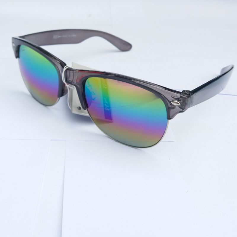 Kacamata Fashion Anti UV Lensa Rainbow