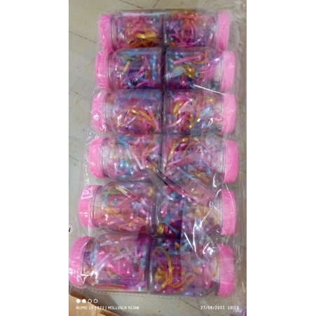 karet rambut anak warna warni