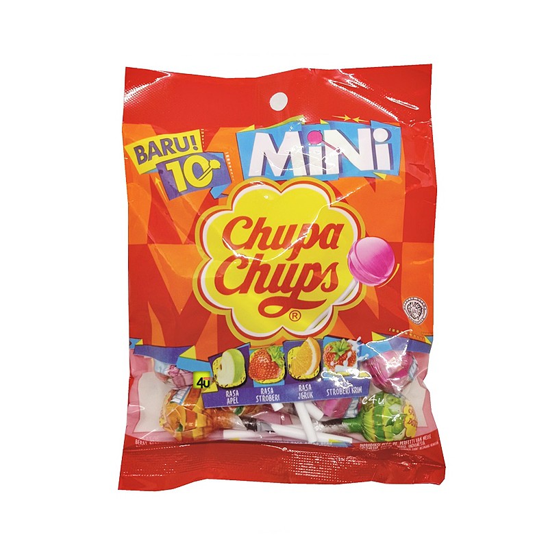 

Chupa Chups MINI Lollipop - Pack isi 10 pcs