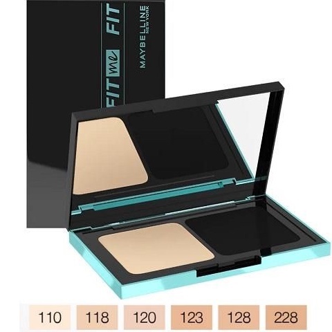 ✦SINAR✦ Maybelline Fit Me! Matte + Poreless 24H Powder Foundation SPF 44 --TWC Bedak Padat