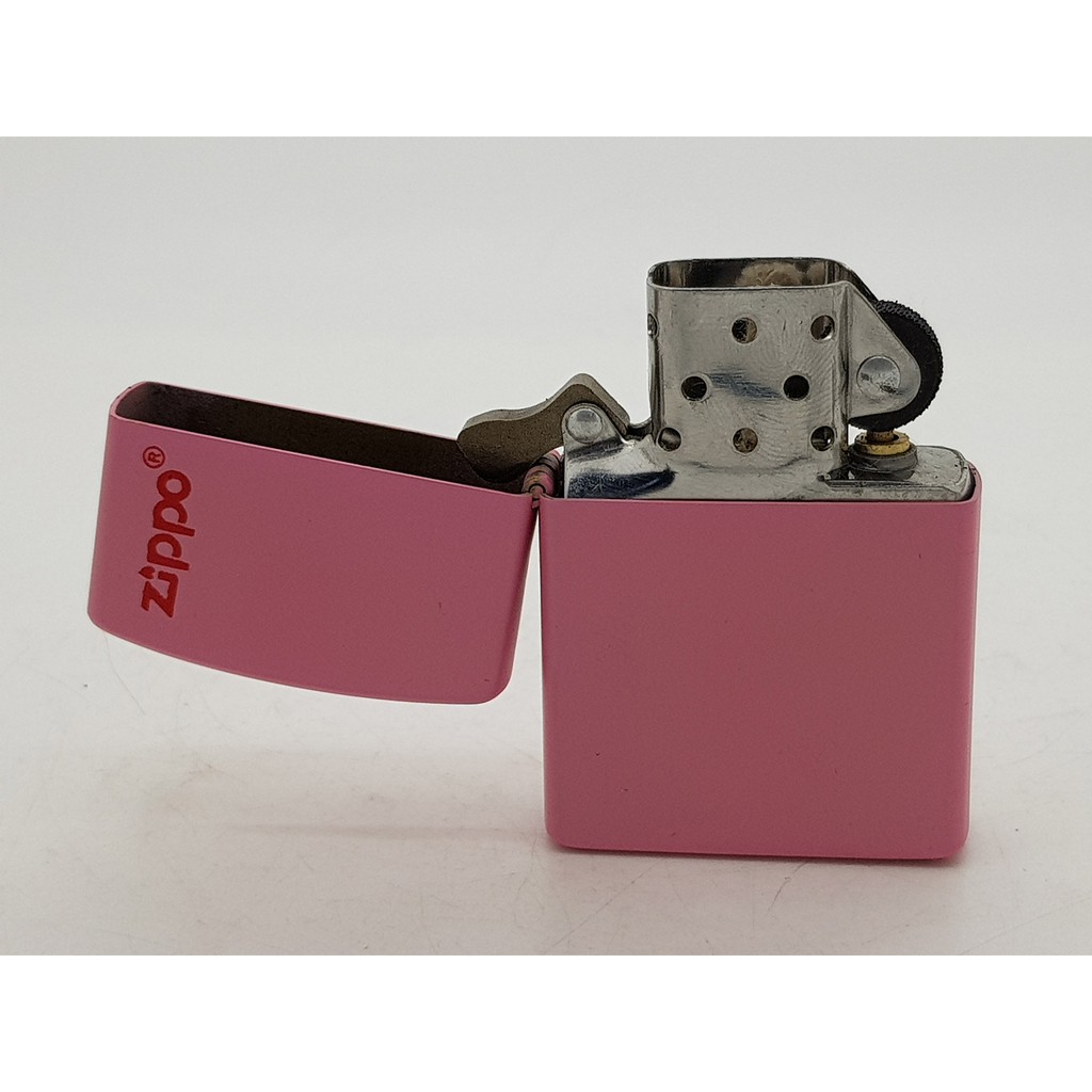 KOREK ZIPPO POLOS PINK 1 SUARA