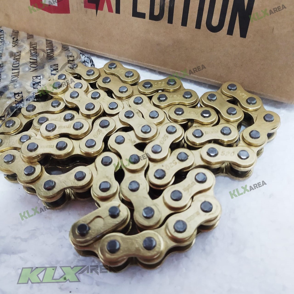 Rantai Chain 520 130L Expedition Gold model SSS TK RK TDR