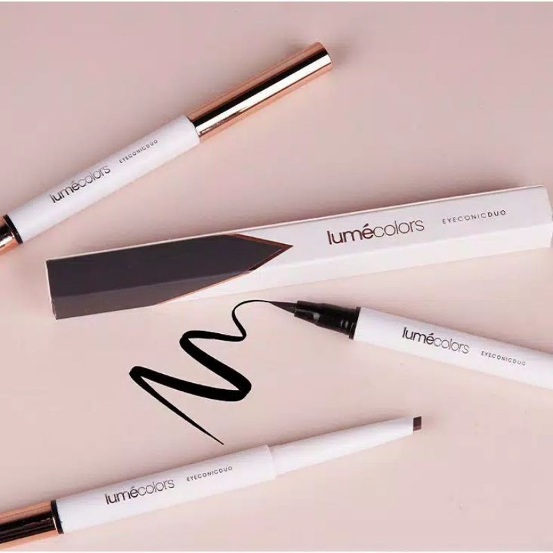 Lumecolors Eyeconic Duo Liner &amp; Brow 2 IN 1 WITH BRUSH