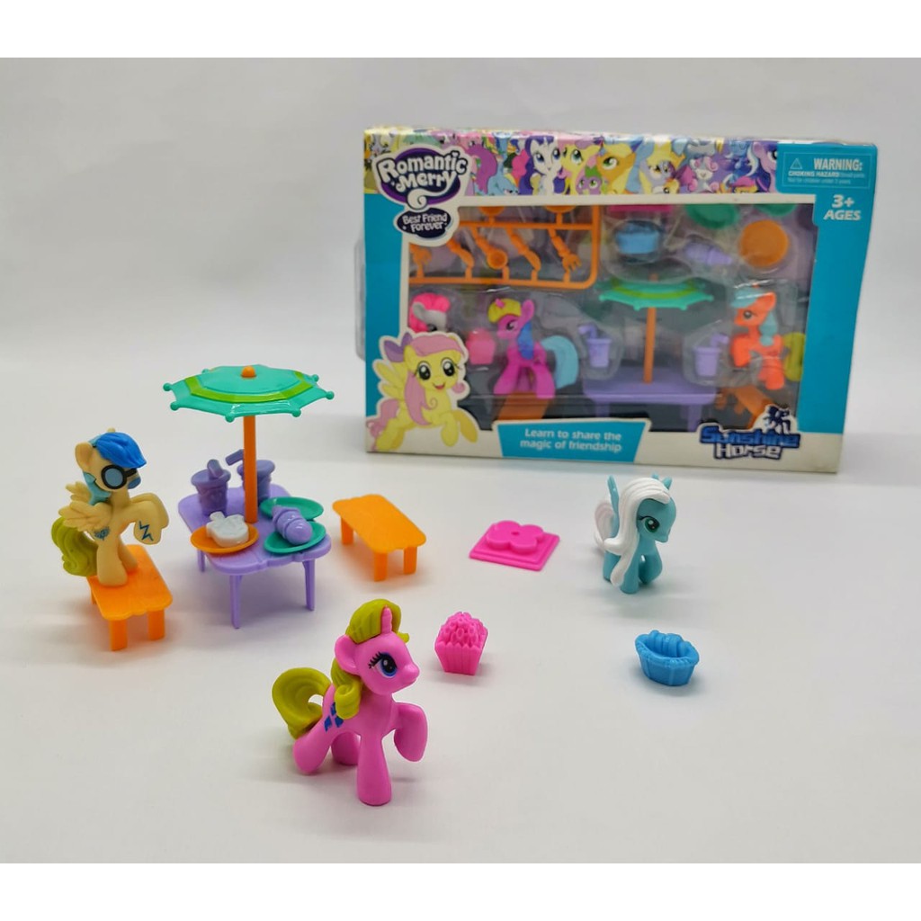 ACTION FIGURE KUDA PONY PICNIC SET