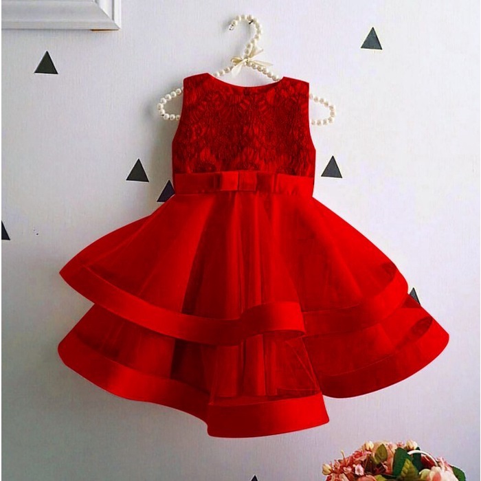 Gaun Anak - Dress Ulang Tahun Terbaru Umur 3 4 5 Tahun Gaun Pesta Anak Perempuan