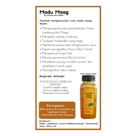 

madu maag herbal javahills honey