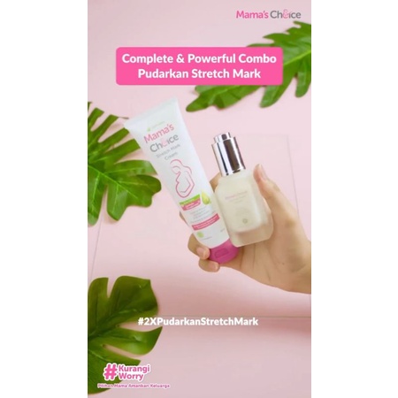 Mama's Choice Stretch Mark Combo ( Cream &amp; Serum )