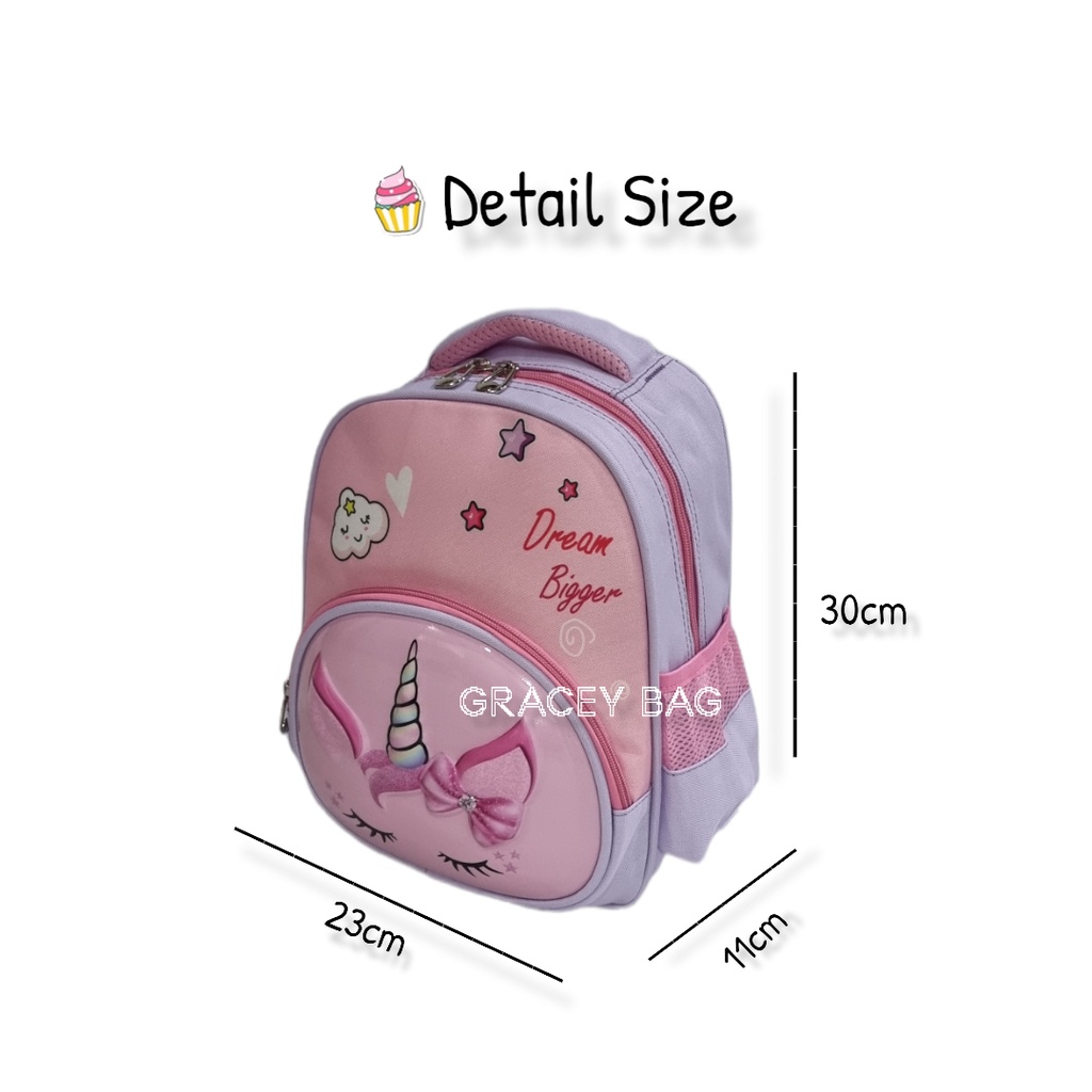 GB-878 Tas Ransel Anak Embos TK/PAUD