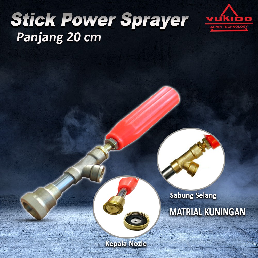 STICK / STIK SPRAYER GUN MODEL SANCHIN Gun 20cm 30,cm 45cm stik sanchin dan neple stik cuci motor