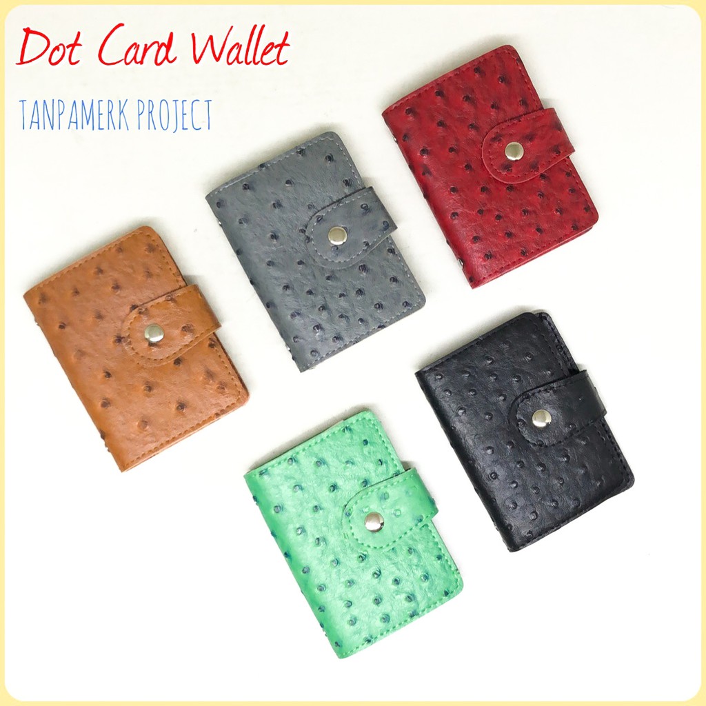 dompet original TanpaMerk dot card wallet dompet kartu dompet card murah