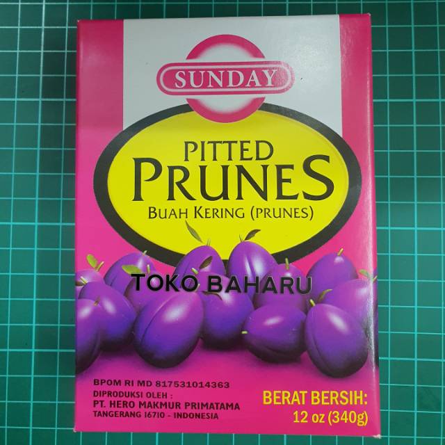 

Buah Prunes ( plum) kering Sunday