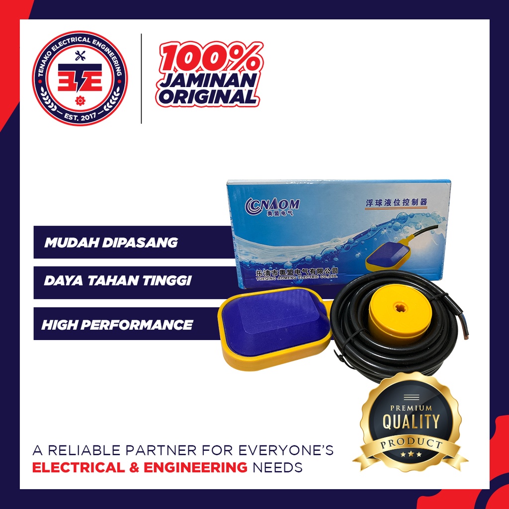 Float Switch Kabel Pelampung Sensor Pompa Celup Float Level Switch
