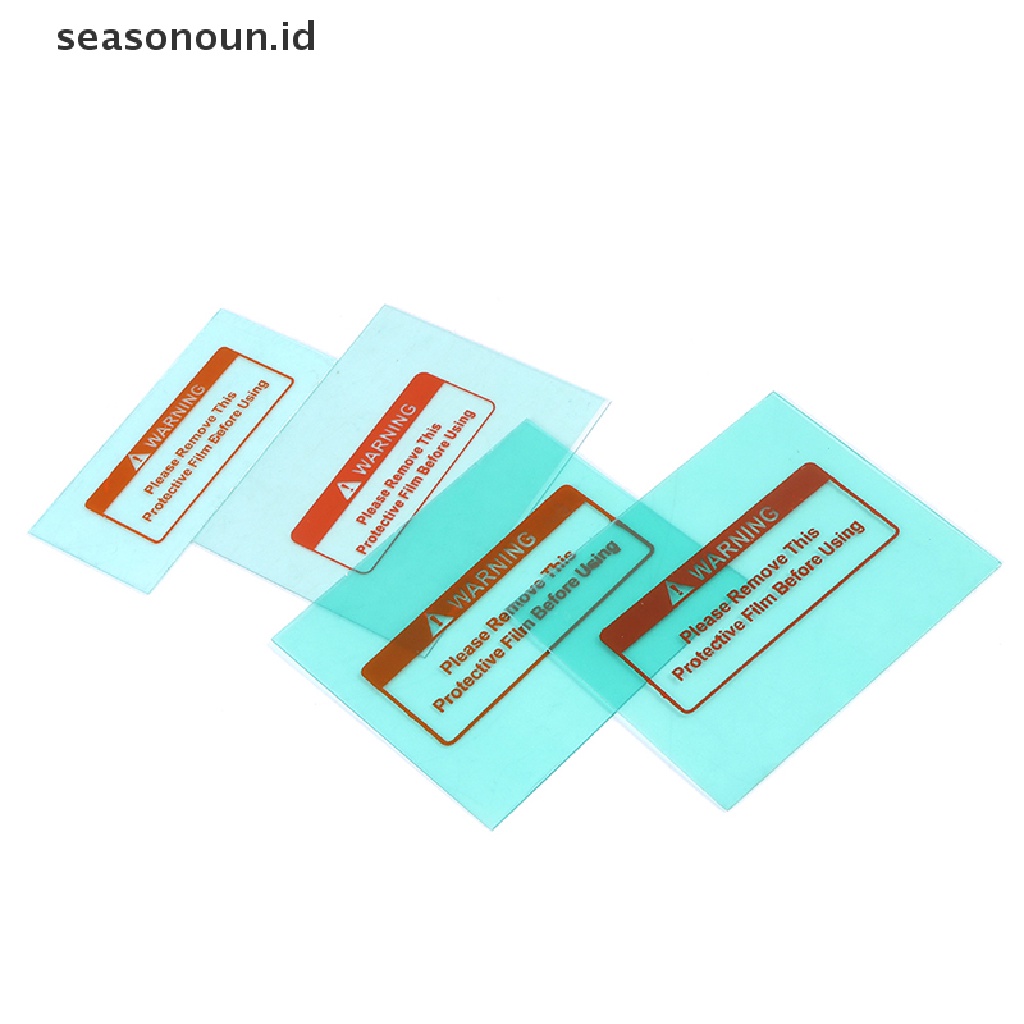 【seasonoun】 5PCS Plastic Plate Cover(PC) of the Auto Solar Darkening Welding Helmet .