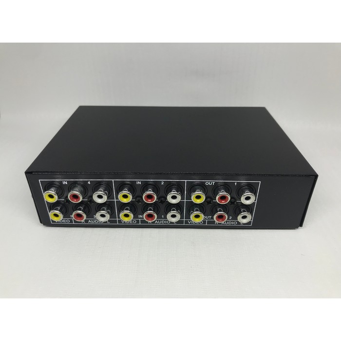 AV Selector 402 Audio Video Switch