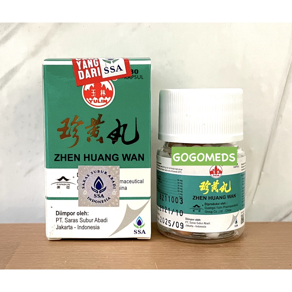 ZHEN HUANG WAN ISI 30 KAPSUL UNTUK BISUL, GATAL, DAN DARAH KOTOR