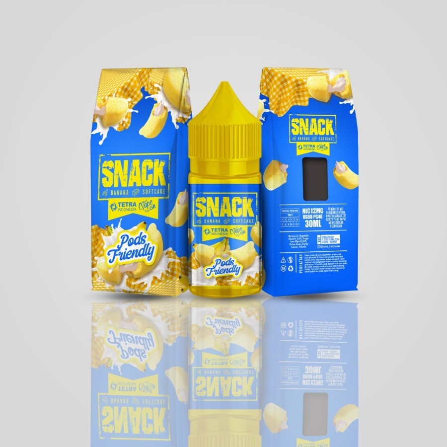 SNACK PODSFRIENDLY SERIES V1 V2 V3 12MG 30ML BY TETRA X VAPE ON