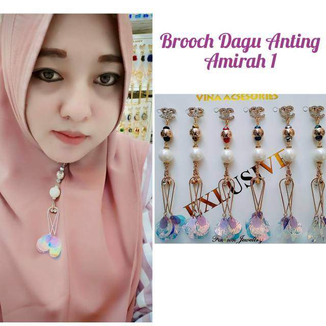 ISI 6PCS BROOCH DAGU AMIRAH 9