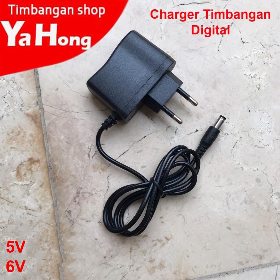 Adaptor Timbangan Digital Charger Timbangan Digital 6V / 5V 1000mA