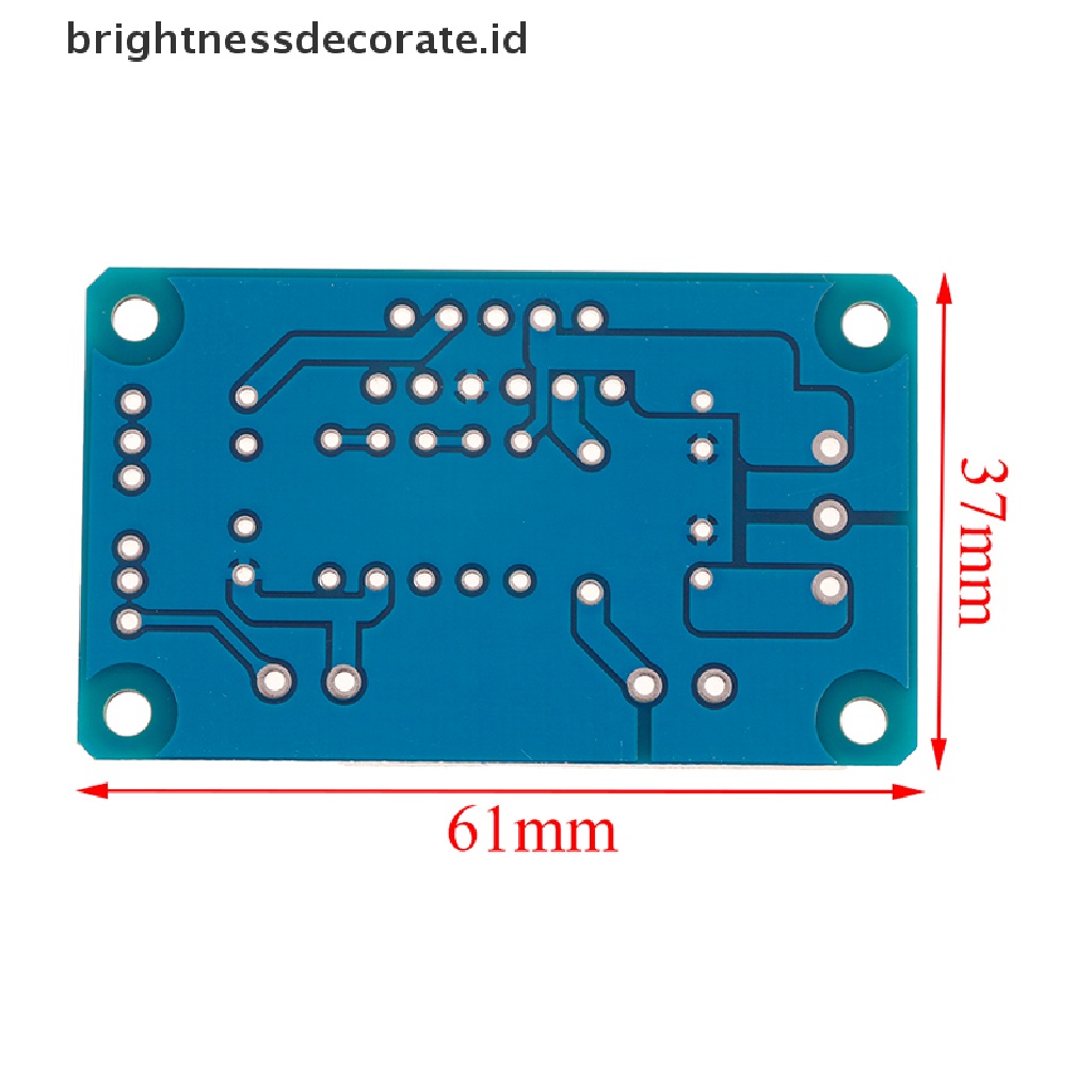 Papan PCB power amplifier DC ^ 20-28V 68W LM3886TF HIFI parallel bare