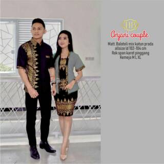 Set Kutu baru baloteli grade A Anjani COUPLE baju natal Set Kutu baru baloteli grade A Anjani COUPLE baju natal