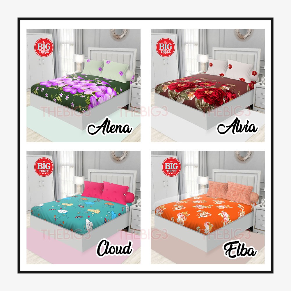 Sprei CALIFORNIA 180x200 / 160x200 motif Cosmo Rein Tory Levin Royale Verena Mirah Megumi Raisha Rosalba Shaba Savana - 180 King 160 Queen SP