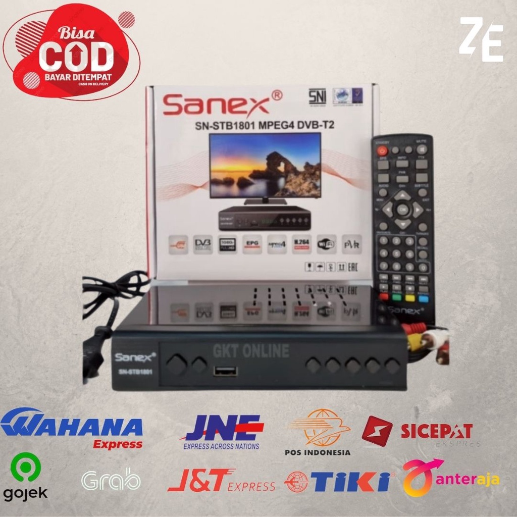 Set Top Box STB Sanex SN-STB1801 SN STB1801 1801 DVB T2 Digital