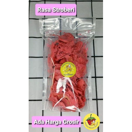 

[KPC] 85 gr Stroberi Keripik Pisang Cianjur Rasa Stroberry Lumer Renyah Snack Cemilan Manis_STROBERRY
