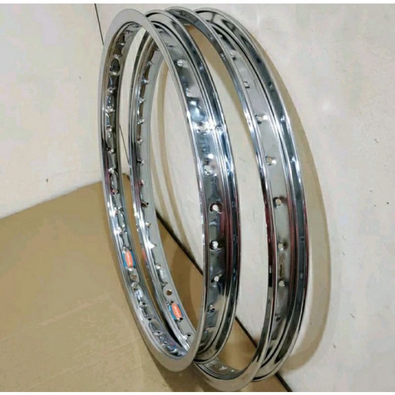Velg sepeda 20 x 1.75 crhome rim 36H merk ARAYA Original (Harga 1 set)