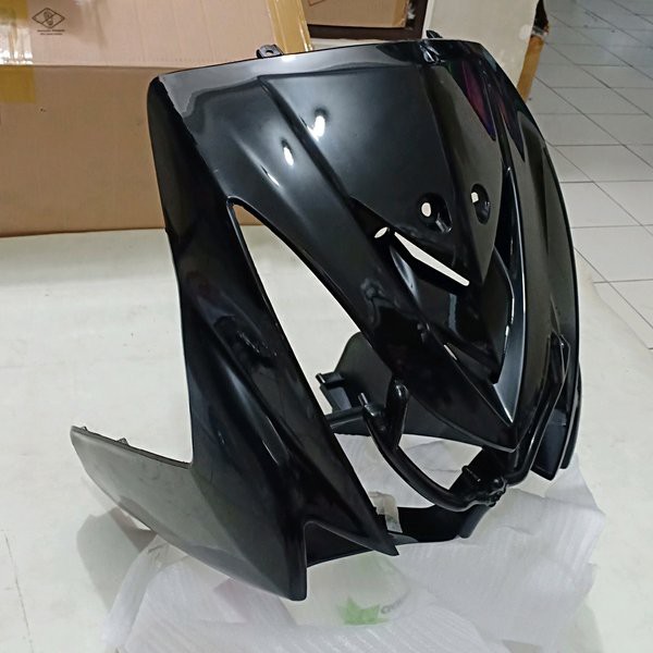 panel front tameng kap dasi depan mio soul lama 14D hitam non original