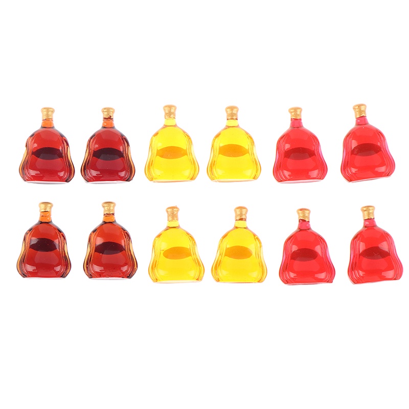 10pcs Miniatur Botol Wine Untuk Rumah Boneka