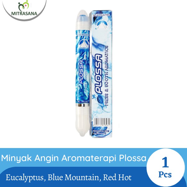 Plossa Minyak Angin Aromatherapy Eucalyptus, Blue Mountain, Red Hot 10 ml