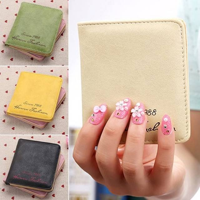 DOMPET CANTIK ORI DOMPET WANITA TRENDY AKSESORIS FASHION DOMPET UANG KERTAS ID CARD REALPICT 05