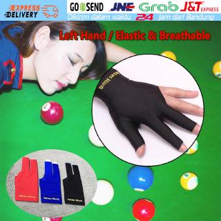 Profesional 3 Finger Billiard Glove 3 Jari Sarung Tangan Biliar Pool Cue Shooters Snooke