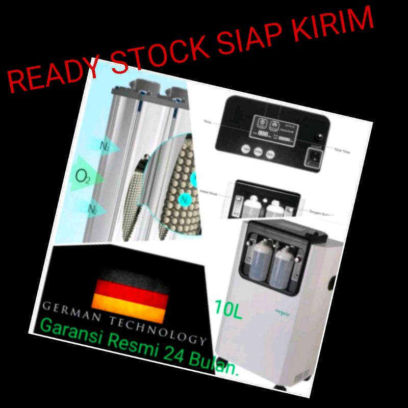Oxygen Concentrator Owgel® 93-96% 10L Pengganti Tabung Oksigen
