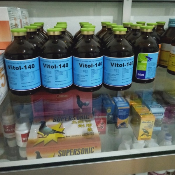 Unik tools Vitol-140 100 ml obat pemacu birahi hewan jantan  betina sapi  Berkualitas
