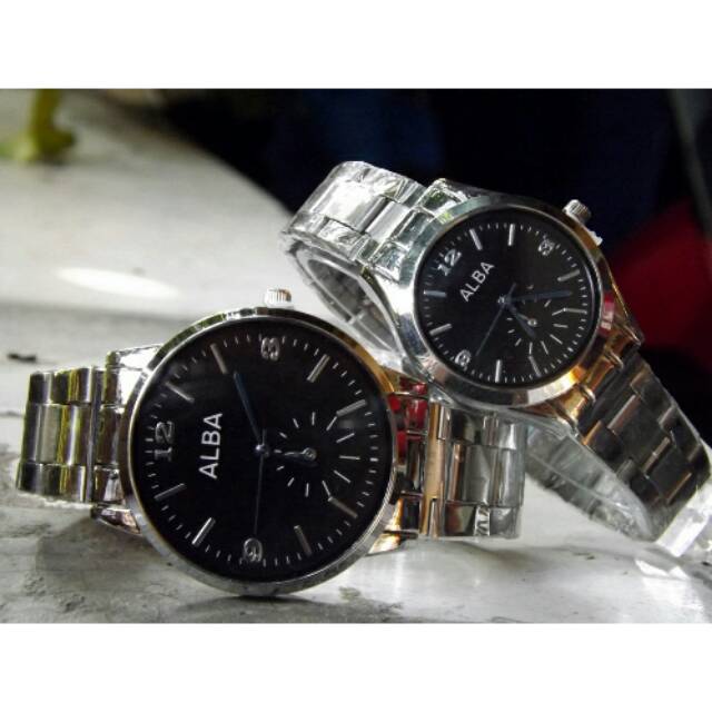 JAM TANGAN KAPEL ALBA RANTAI WATTER RESISTANT UDAH PAKAI BOOX