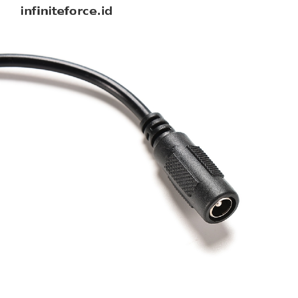 (infiniteforce.id) Kabel Adapter Power DC 5.5x2.5mm Male Ke 5.5x2.1mm Female