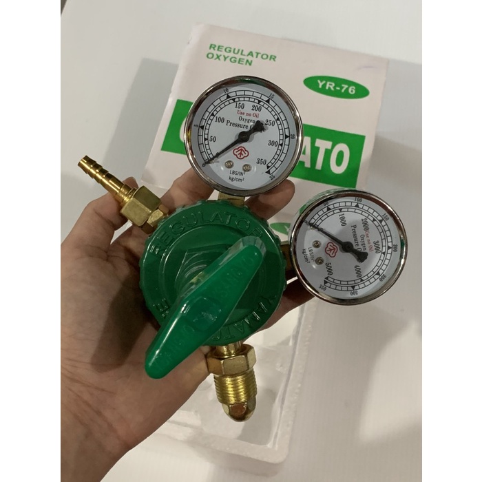 Regulator Las Oksigen Tabung Gas Oxygen Kuningan YAMATOGAS YR-76