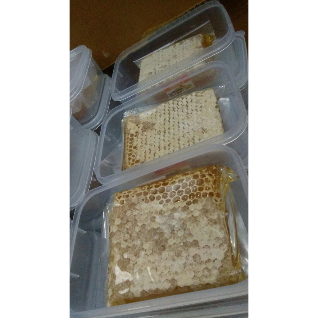 

MADU SARANG LEBAH ASLI / MADU SARANG MADU / MADU SARANG MURAH / MADU SARANG MELIFERA 250 GRAM
