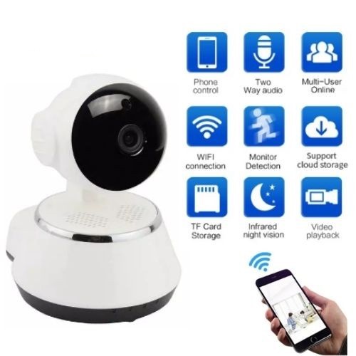 IP Camera CCTV Wifi Wireless V380 Baby Webcam Nirkabel HD 720P murah medan fs