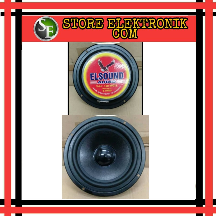 Promo SPEAKER ELSOUND 6 INCH MAGNET BESAR ORIGINAL