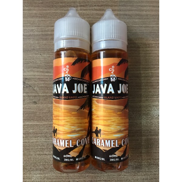 JAVA JOE CARAMEL COVE PREMIUM LIQUID VAPE VAPOR ROKOK ELECTRIC MOD RDA