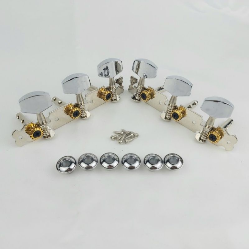 Dryer Puteran Gitar Tuning Peg Akustik 1 Set