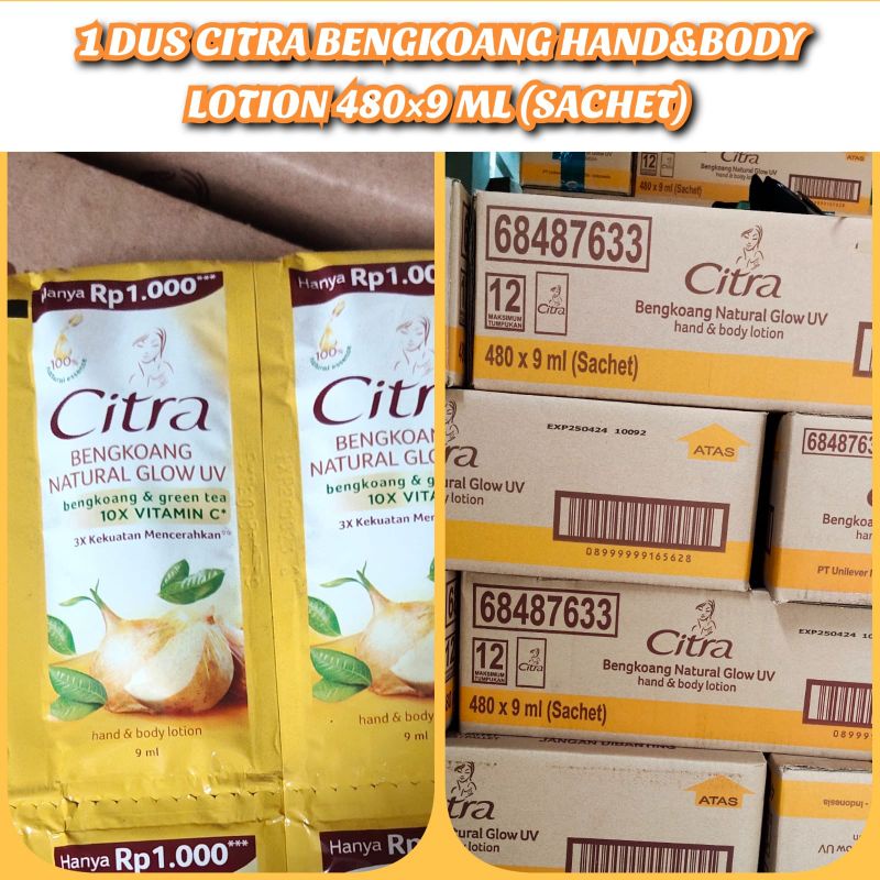 Citra Bengkoang Natural Glow up Sachet(1 lusin)